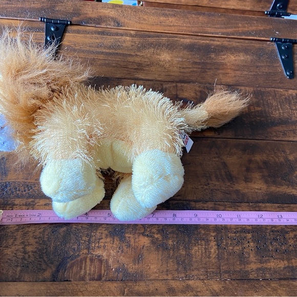 Ganz Webkinz Yellow Lion Cat African Wild Animals Plush Stuffed Safari - Picture 8 of 9